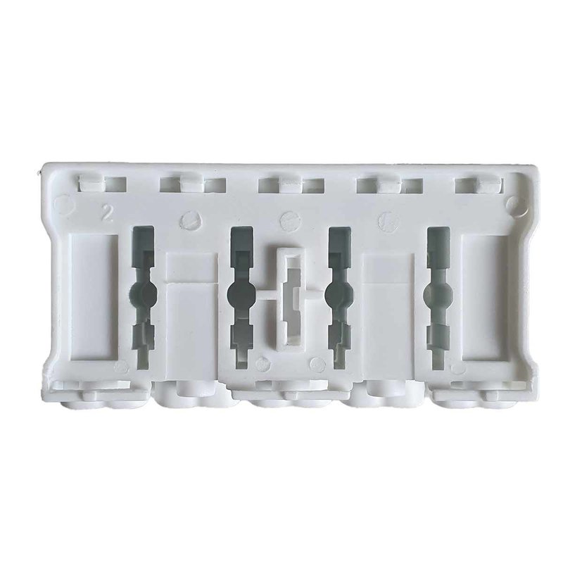 10 Morsetti a Molla Rapidi Doppio Click Bianco per Cavi e Morsettiera a Vite 2P 3P 4P 5P - XY2025X