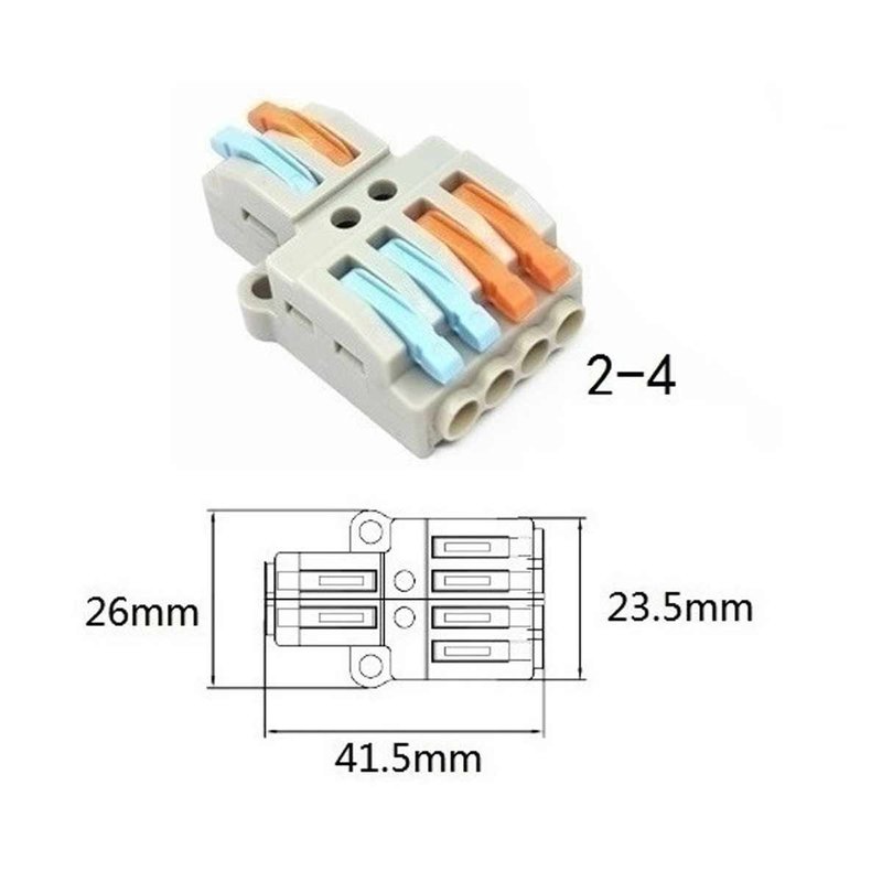 10 Sdoppiatore Elettrico Compatto Connettore Morsetto Elettrico Cavo Connettore 2P-4P 2P-6P 3P-6P 3P-9P - XY2124X
