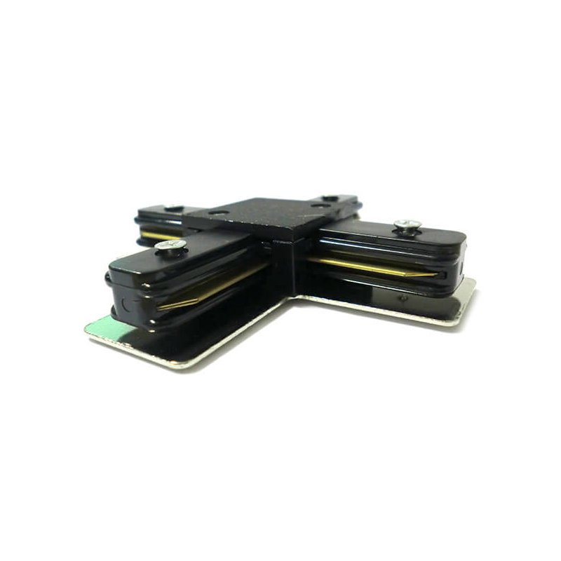 Giunto a X Connettore Per Binario Dei Faretti Led Modello X Colore Nero Per Mono Fase