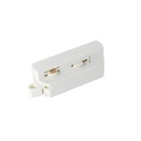 Testa Alimentazione Colore Bianco Per Faro Led Binario Mono Fase CB0070 CB7170 CB7270 CB7370