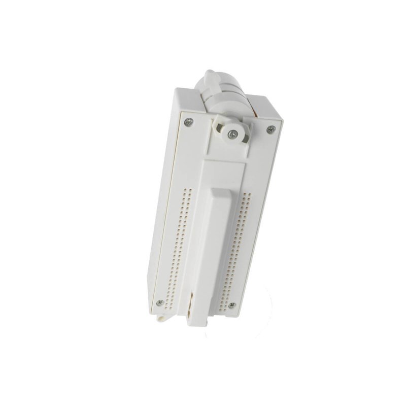Testa Alimentazione Con Box Led Driver Colore Bianco Per Faro Led Binario Mono Fase CB0070 CB7170 CB7270 CB7370