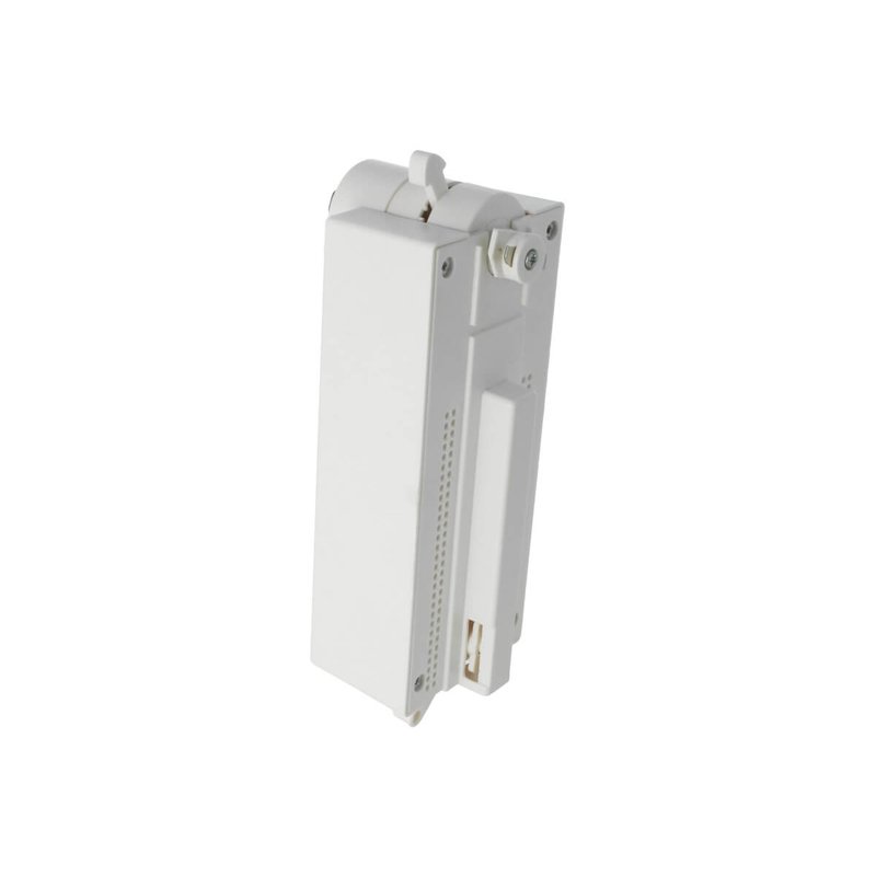 Testa Alimentazione Con Box Led Driver Colore Bianco Per Faro Led Binario Mono Fase CB0070 CB7170 CB7270 CB7370