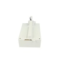 Testa Alimentazione Con Box Led Driver Colore Bianco Per Faro Led Binario Trifase per CB40103