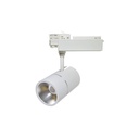 Testa Alimentazione Con Box Led Driver Colore Bianco Per Faro Led Binario Trifase per CB40103