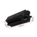 Testa Alimentazione Con Box Led Driver Colore Nero Per Faro Led Binario Mono Fase CB0080 CB7180 CB7280 CB7380