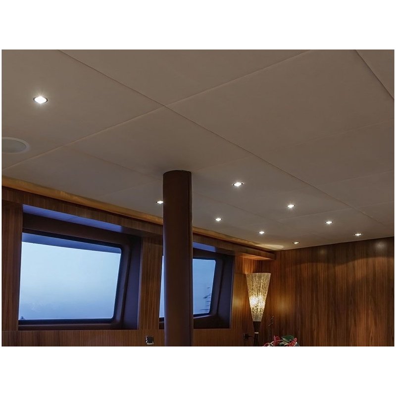 2 PZ Porta Faretti Led GU10 MR16 Rotondo Orientabile Con Molla Colore Cromato SKU-8940
