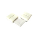 4 PZ Connettore Passo 10mm RGB Forma L per Allungare e Curvare Strip Led RGB e Mono Colore