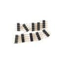 10 PZ Spina Colore Nero Maschio 4 Pin Per Connessione Striscia Led RGB Centralina Controller RGB