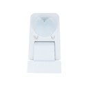 Sensore di Movimento a Infrarossi e Crepuscolare Montaggio a Parete Muro Carcassa Bianca IP65 Esterno Braccio Orientabile SKU-1500