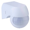 Sensore di Movimento a Infrarossi e Crepuscolare Montaggio a Parete Muro Carcassa Bianca Testa Orientabile 180 Gradi IP44 SKU-5088