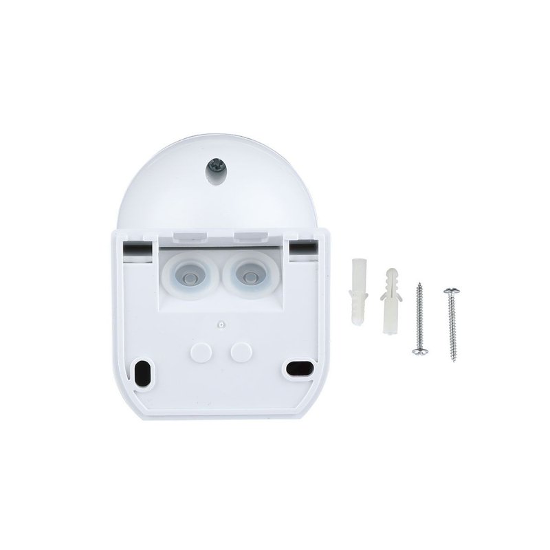 Sensore di Movimento a Infrarossi e Crepuscolare Montaggio a Parete Muro Carcassa Bianca Testa Orientabile 180 Gradi IP44 SKU-5088