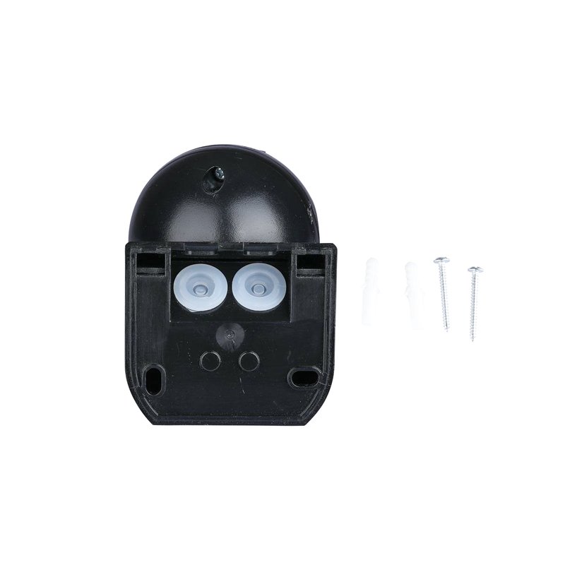 Sensore di Movimento a Infrarossi e Crepuscolare Montaggio a Parete Muro Carcassa Nera Testa Orientabile 180 Gradi IP44 SKU-5089