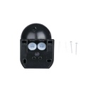 Sensore di Movimento a Infrarossi e Crepuscolare Montaggio a Parete Muro Carcassa Nera Testa Orientabile 180 Gradi IP44 SKU-5089