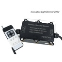 Led Dimmer Alta Tensione 220V 5A 1000W Impermeabile IP65 Con Telecomando Wireless Per Striscia Bobina Led 220V Mono Colore