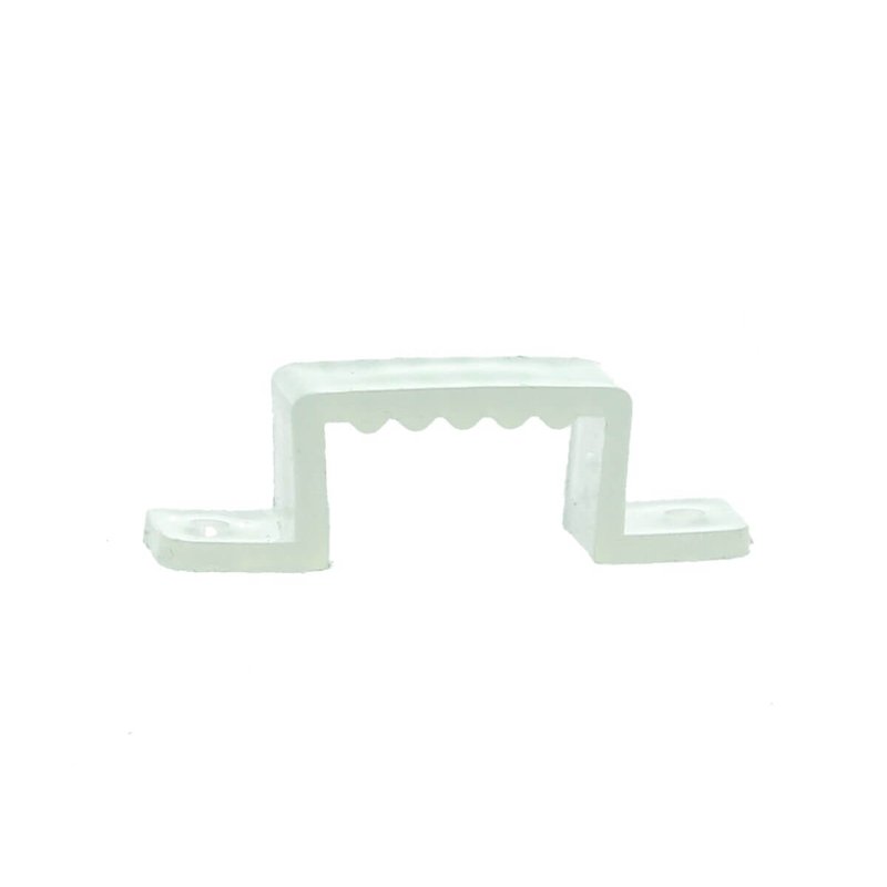 10 PZ Clip Fissaggio Rigido Passo 16X10mm Per Fissare Bobina Striscia Led Impermeabile