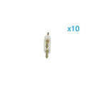 10 PZ Spina Da 2 Pin Passo 6mm Per Connessione Bobina Striscia Led Mono Colore Da 220V Con Alimentatore Trasformatore Raddrizzatore