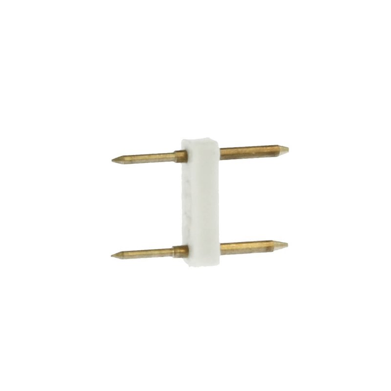 10 PZ Spina Da 2 Pin Passo 12mm Per Connessione Bobina Striscia Led Mono Colore Da 220V Con Alimentatore Trasformatore Raddrizzatore