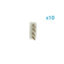 10 PZ Spina Da 4 Pin RGB Passo 9mm Per Collegamento Bobina Led RGB Da 220V Con Alimentatore Trasformatore Raddrizzatore
