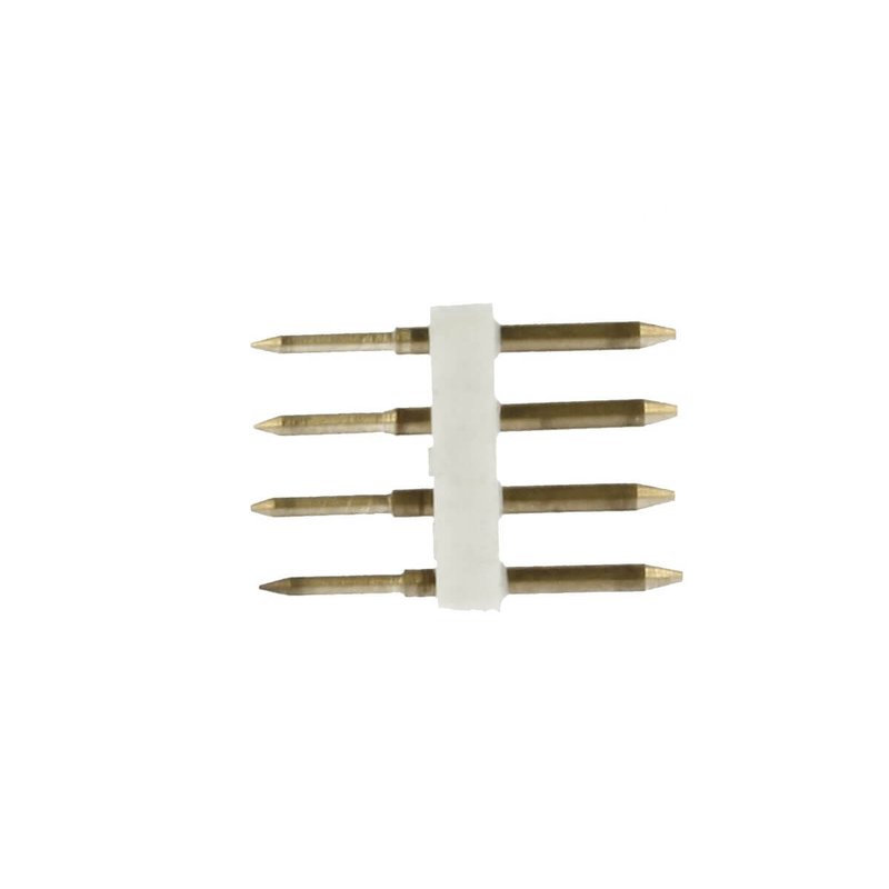 10 PZ Spina Da 4 Pin RGB Passo 13,5mm Per Collegamento Bobina Led RGB Da 220V Con Alimentatore Trasformatore Raddrizzatore