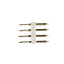 10 PZ Spina Da 4 Pin RGB Passo 13,5mm Per Collegamento Bobina Led RGB Da 220V Con Alimentatore Trasformatore Raddrizzatore