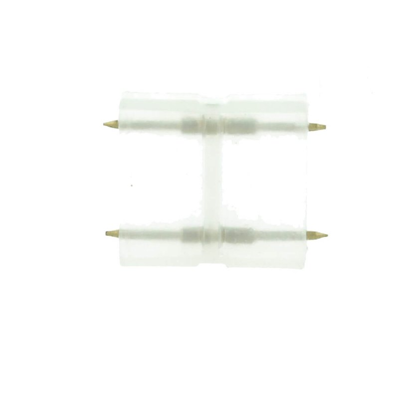 10 PZ Connettore Da 2 Pin Passo 13,5mm Per Unire e Allungare Bobina Led 220V Mono Colore