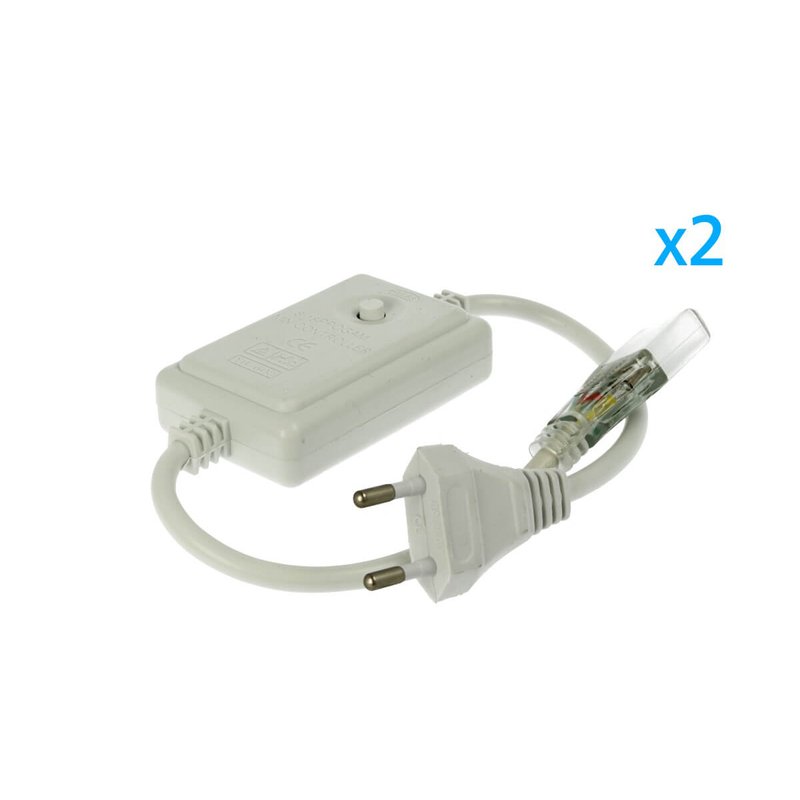 2 PZ Spina Alimentatore Trasformatore Raddrizzatore 4 Pin RGB Passo 12mm Con Mini Controller Per Bobina Led RGB 220V Fino a 50 Metri 500W
