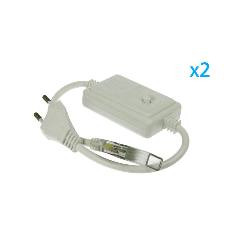 2 PZ Spina Alimentatore Trasformatore Raddrizzatore 4 Pin RGB Passo 12mm Con Mini Controller Per Bobina Led RGB 220V Fino a 50 Metri 500W