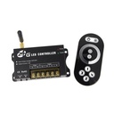 Led Dimmer Mono Colore Centralina 2,4G Controller Telecomando RF Wireless 12V 24V 16A Bobina Led RF203