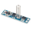 Interruttore Led Dimmer Touch Con Indicatore Led Blu 12V 24V 4A Memoria Anche Dopo Interruzione Corrente