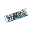Interruttore Led Dimmer Touch Con Indicatore Led Blu 12V 24V 4A Memoria Anche Dopo Interruzione Corrente