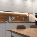 Interruttore Led Dimmer Touch Con Indicatore Led Blu 12V 24V 4A Memoria Anche Dopo Interruzione Corrente