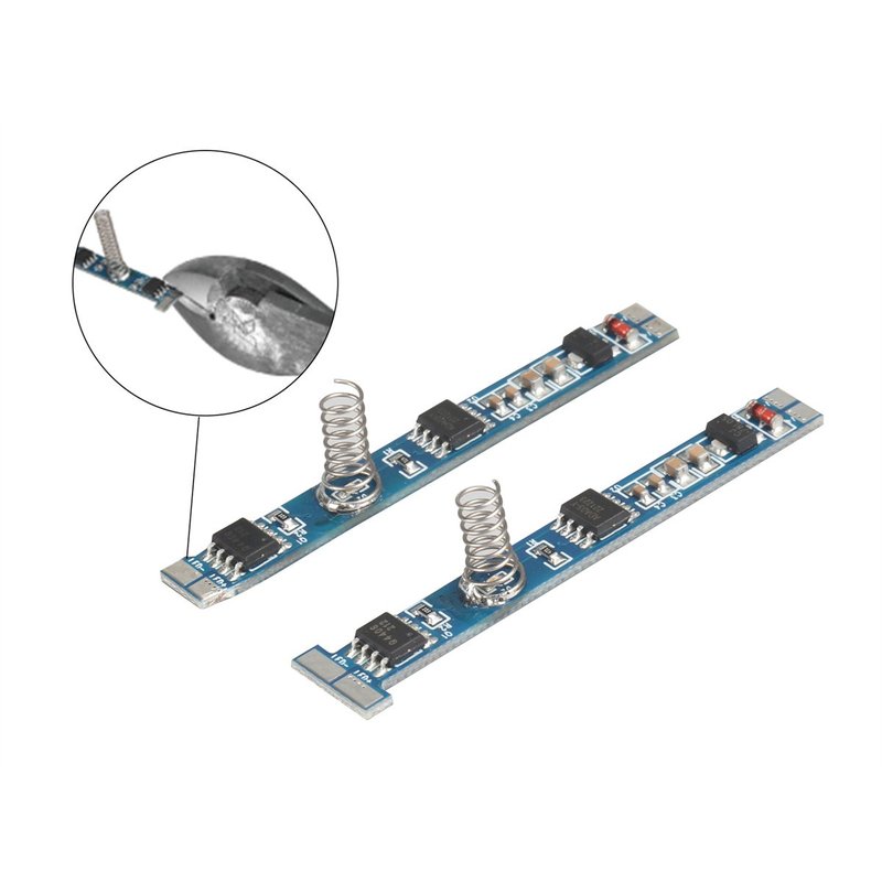 Mini Interruttore Led Dimmer Touch Slim Tagliabile Per Profilo Alluminio da 6mm fino 12mm Con Led Blu 12V 24V 4A
