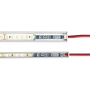 Mini Interruttore Led Dimmer Touch Slim Tagliabile Per Profilo Alluminio da 6mm fino 12mm Con Led Blu 12V 24V 4A