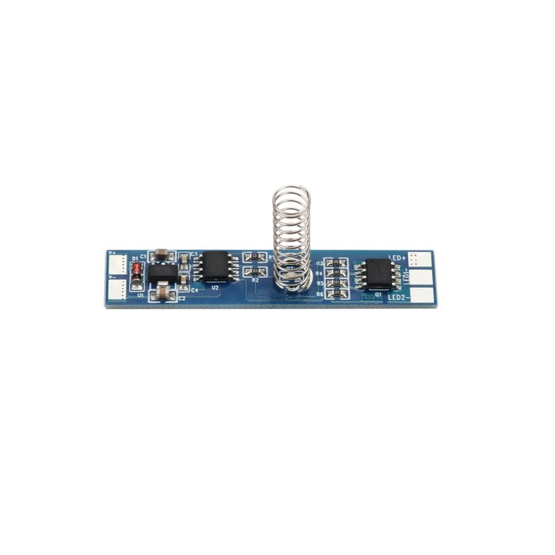 Interruttore LED Dimmer Touch Da Incasso CCT con Memoria 0V e Cambio della Temperatura Colore Tensione di Ingresso 12V-24V DC Tensione di Uscita 12V-24V DC Altezza della Molla 20mm