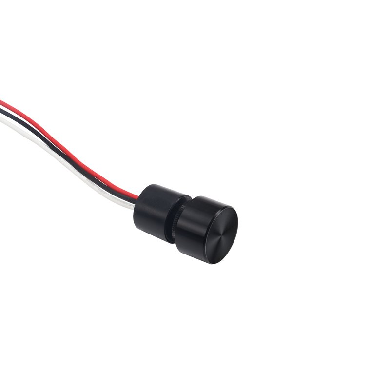 Micro Pulsante Illuminazione LED Regolabile Interruttore con Funzione Dimmer e Memoria Input 12V-24VDC Output 12-24VDC Corrente 4A Impermeabile IP65 30cm