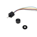 Micro Pulsante Illuminazione LED RGB con Funzione Dimmer CCT con Memoria 12-24VDC Corrente 3A/CH IP65 Interruttore Controllo Versatile dell'Illuminazione con Doppio Click Triplo Click e Rotazione del Pulsante