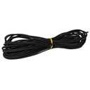 Cavo Elettrico Rivestito in Tessuto Colore Nero 2X0,75 Corda 1 Metro SKU-3778