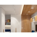 2 PZ Porta Faretti Led GU10 MR16 Quadrato Orientabile Con Molla Colore Bianco SKU-8941