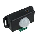 Sensore Di Movimento PIR Rilevatore Di Presenza 12V 24V 6A Colore Nero Timer Ritardo Regolabile Da 1 A 10 Minuti Per Striscia Led