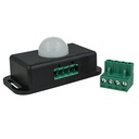 Sensore Di Movimento PIR Rilevatore Di Presenza 12V 24V 6A Colore Nero Timer Ritardo Regolabile Da 1 A 10 Minuti Per Striscia Led