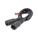 2 PZ Connettori Spinotto Femmine DC Con Lock Blocco Di Sicurezza Colore Nero Diametro 5,5mm x 2,1mm