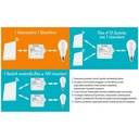 Centralina Ricevitore Wireless 220V 10A Installazione Interruttore Senza Cavi Frequenza 433 MHz