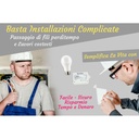 Centralina Ricevitore Wireless 220V 10A Installazione Interruttore Senza Cavi Frequenza 433 MHz
