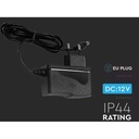Trasformatore Alimentatore CV Con Spina da Presa Casa AC220V a DC 12V 1,5A 18W Colore Nero SKU-3237