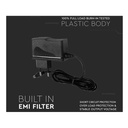 Trasformatore Alimentatore CV Con Spina da Presa Casa AC220V a DC 12V 1,5A 18W Colore Nero SKU-3237