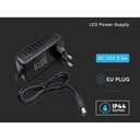 Trasformatore Alimentatore CV Con Spina da Presa Casa AC220V a DC 12V 2,5A 30W Colore Nero SKU-2671