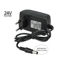 24V Trasformatore Alimentatore 24W 1A Con Spina da Presa Casa Da 220V a DC 24V Colore Nero