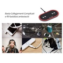 Caricatore Wireless a Pad Dual Charging 5W+5W Colore Rosso e Nero SKU-7740