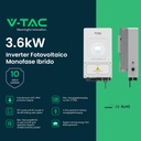 Inverter Fotovoltaico Deye Monofase Ibrido On-Grid/Off-Grid 3.6kW CEI 0-21 con Schermo LCD Touch a Colori, Smart Meter Integrato, WiFi e TA Inclusi Garanzia 10 Anni IP65 SKU-11725