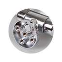 Sedile WC Copriwater Universale In Legno Forma O 18'' 425X360mm Distanza Fori 135-185mm Chiusura Morbida Ammortizzata